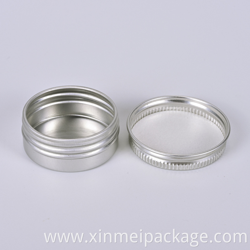 15ml silver metal can